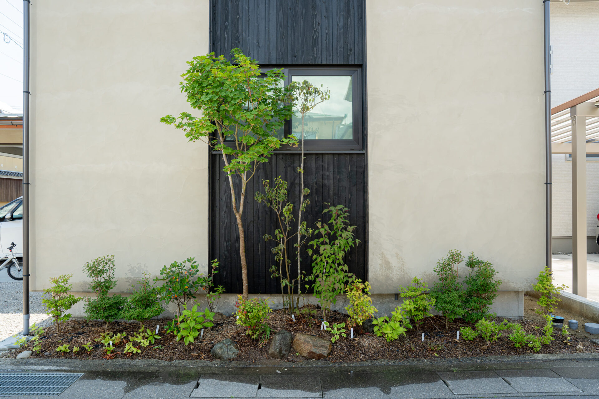 四季を感じることができる自然の塀